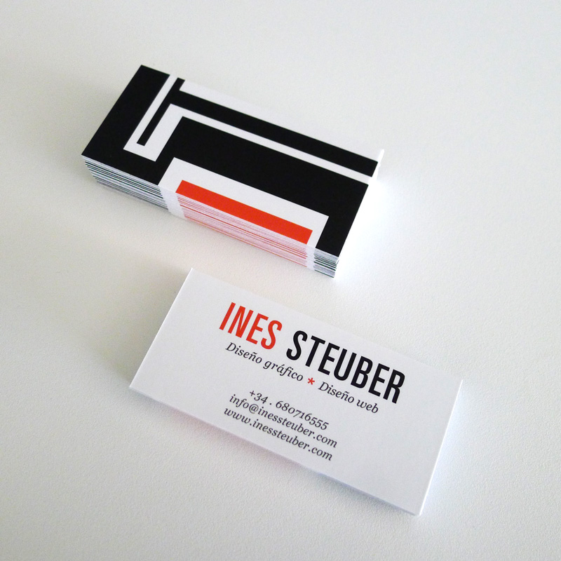 tarjeta de visita de Ines Steuber